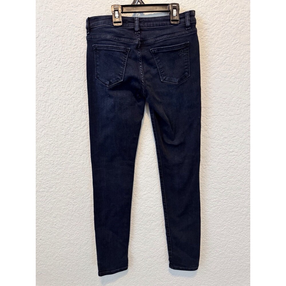 DL 1961 Kids Girl's Chloe Skinny Stretch Jeans Pants Size 12 GREY CHROME - Picture 2 of 13